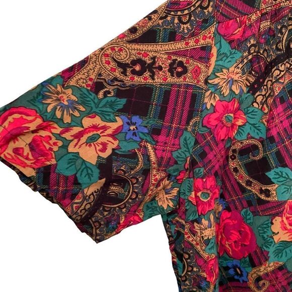 Vintage Alfred Dunner Printed Top Made in USA in Size 10 - Picture 4 of 7